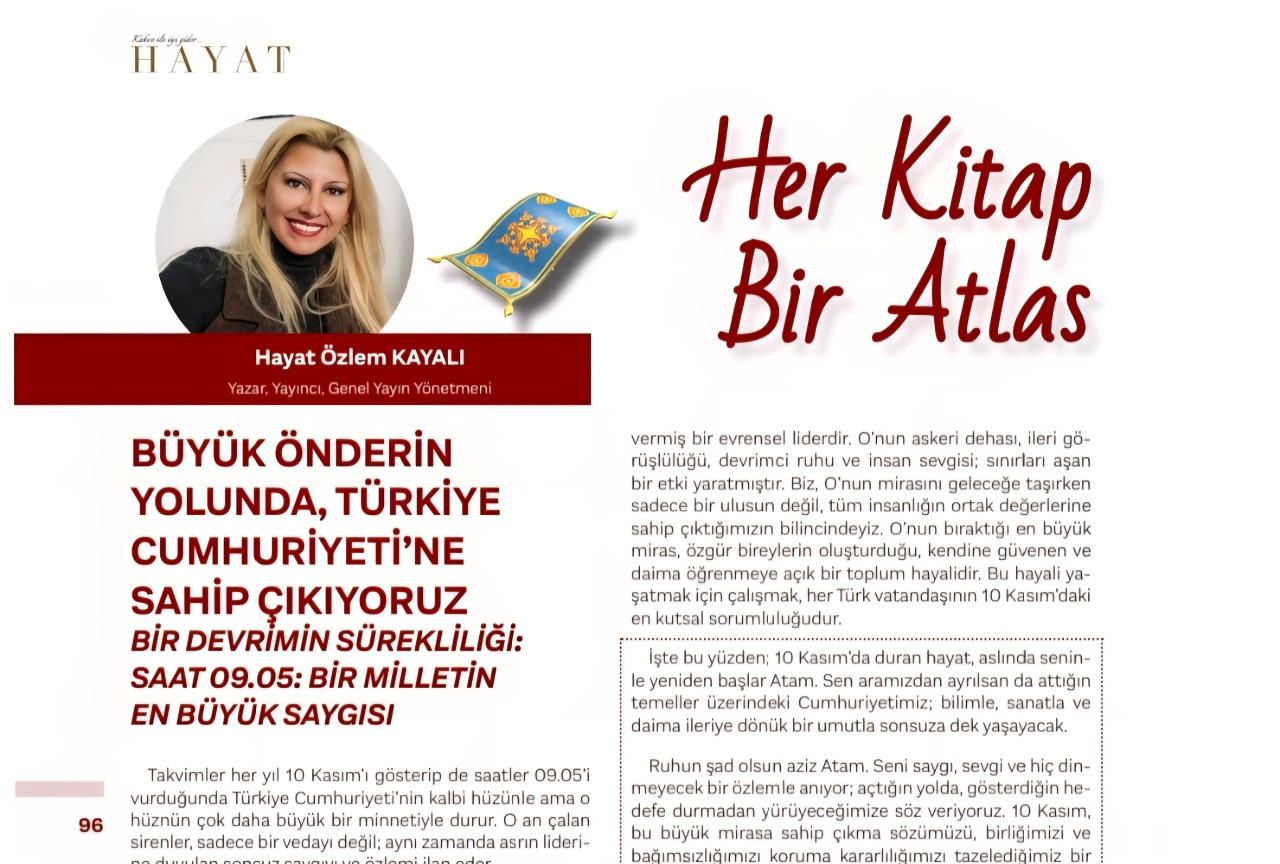 'Hayat Dergisi' Kasım sayısıyla okurlarıyla buluştu