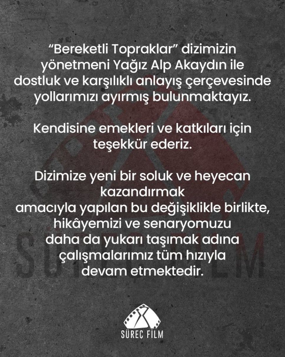 Reyting hezimeti yaşayan "Bereketli Topraklar" hakkında flaş karar