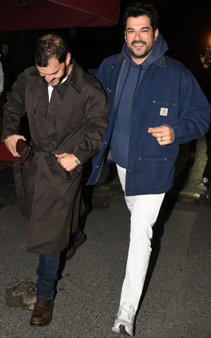 Çağrı Şensoy ve Burak Özçivit'in merak uyandıran buluşması