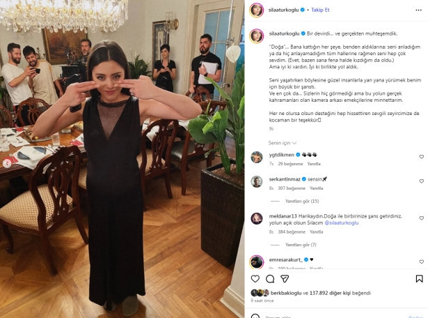 Sıla Türkoğlu'ndan Kızılcık Şerbeti'ne veda mesajı