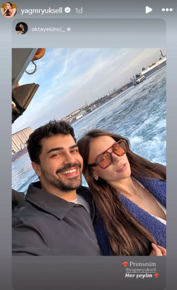 Yağmur Yüksel ve Oktay Ekinci’den romantik İstanbul turu