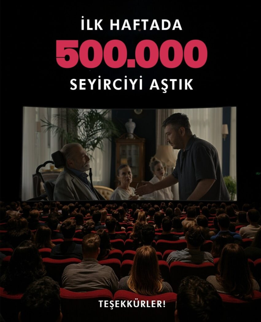 "Yan Yana" filmi bir haftada 500 bin seyirciyi geçti
