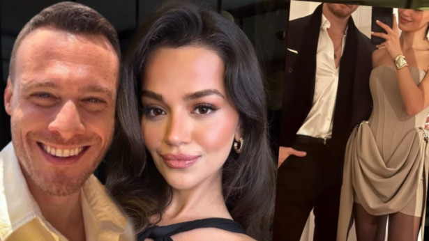 Kerem Bürsin ile Selin Yağcıoğlu'ndan ilk fotoğraf
