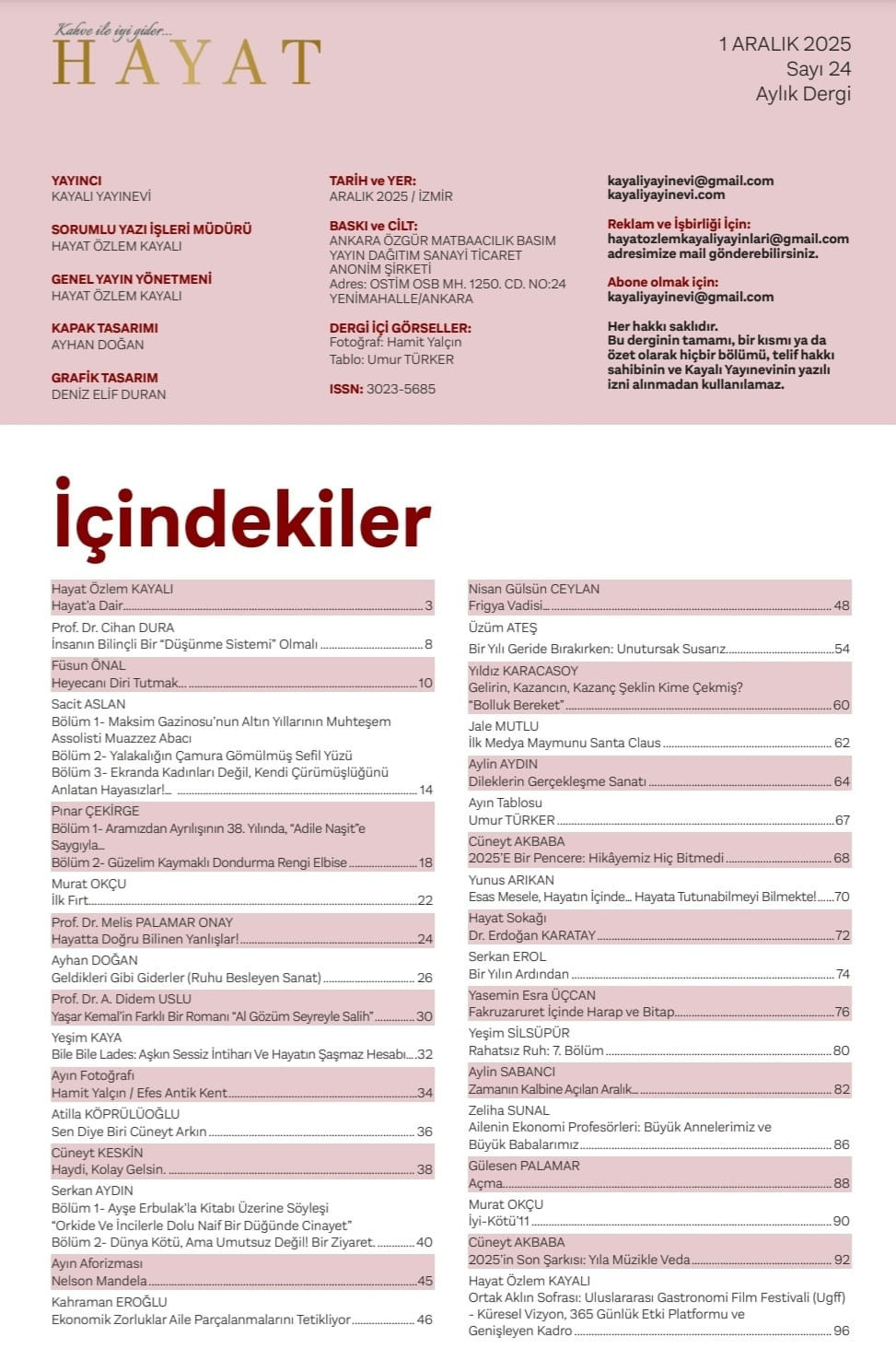 'Hayat Dergisi' Aralık sayısıyla okurlarıyla buluştu - Resim : 4