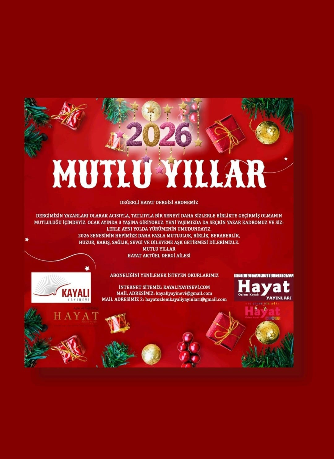 'Hayat Dergisi' Aralık sayısıyla okurlarıyla buluştu - Resim : 2