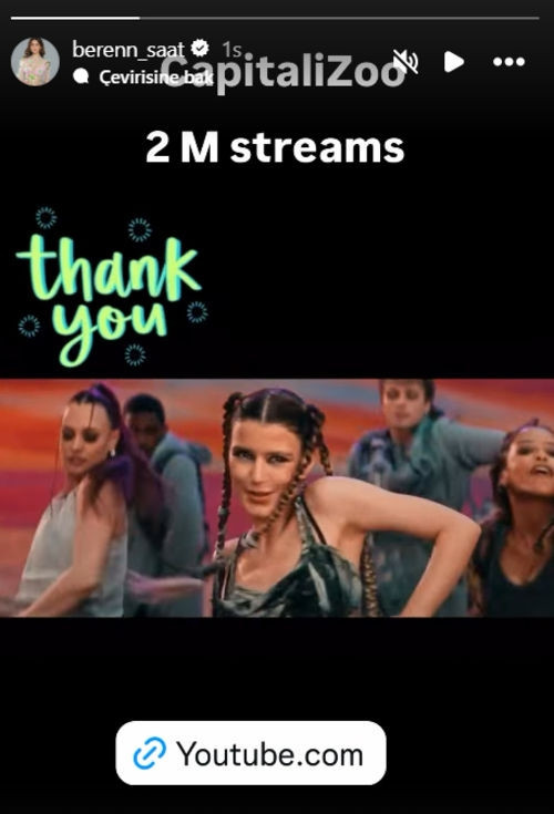 Eleştirilere aldırış etmeyen Beren Saat'ten teşekk&uuml;r mesajı