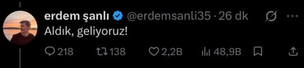 Oyuncu Erdem Şanlı'ya b&uuml;y&uuml;k şok