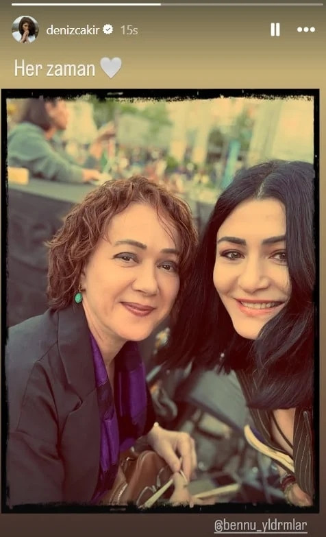 Bennu Yıldırımlar ve Deniz &Ccedil;akır'ın s&uuml;rpriz buluşması