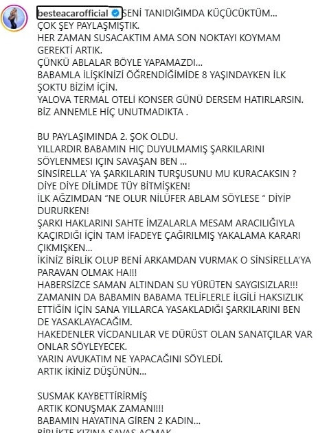 Beste Acar sert sözlerle Nilüfer'i hedef aldı - Resim : 2