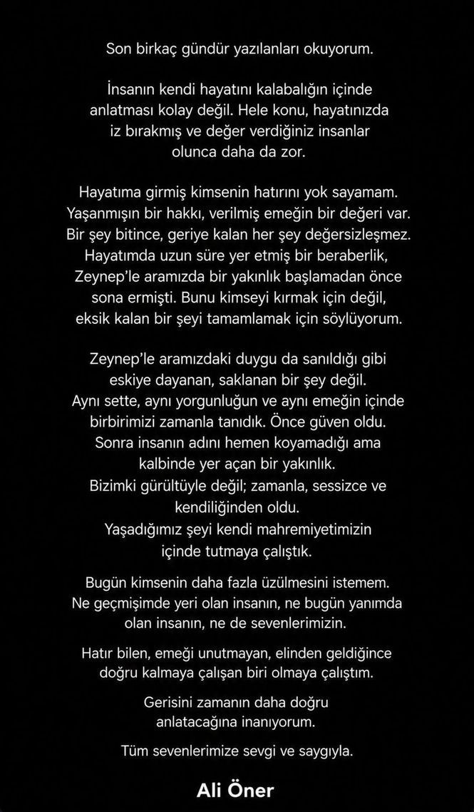 Ali Öner'den Zeynep Atılgan itirafı! Aşkı doğruladı - Resim : 4