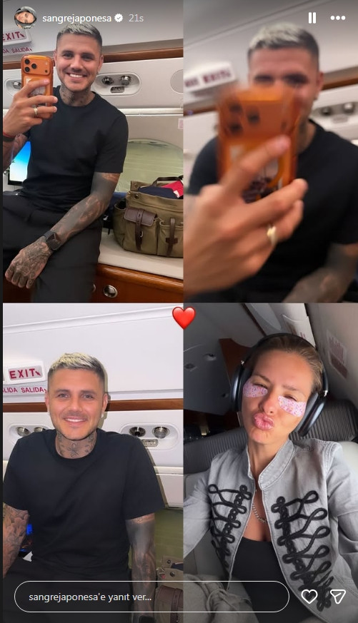 Suarez ve Icardi aşklarını doyasıya yaşıyor