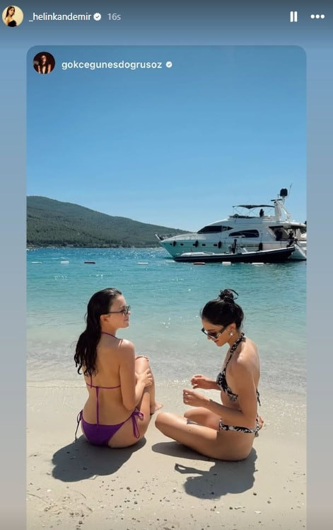 22 yaşındaki Helin Kandemir'in bikinili pozlarına beğeni yağdı