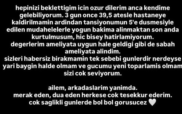 Durumu ağırlaşan Danla Bilic'in sağlık durumu nasıl?